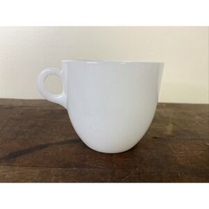 Vintage Fire King by Anchor Hocking Milk Glass Coffee Cup Mug